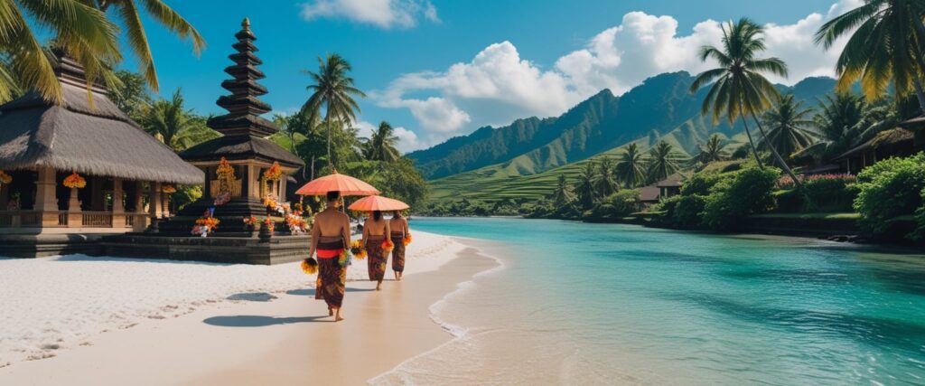 Bali, Indonesia receives widespread recognition and praise from tourists for its sheer natural beauty, unique culture, and warm hospitality. The island's stunning beaches, vibrant festivals, lush landscapes, and world-class resorts create an allure that captures the hearts of travelers worldwide.
its position as a favored travel spot has been strengthened even more by the power of recommendations from happy travelers, the impact of social media, and the widespread attention it receives from various media outlets. As a result, tourists are often drawn to Bali, eager to experience its enchanting ambiance, immerse in Balinese traditions, and create lifelong memories in this tropical paradise.