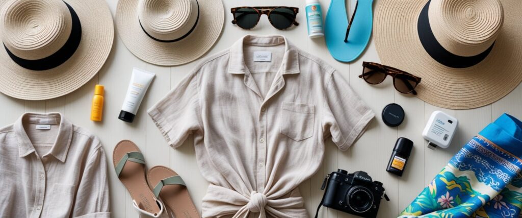 When packing for a Bali honeymoon, consider including lightweight and breathable clothing suitable for the tropical climate. Essentials include swimwear, comfortable footwear for walking and exploring, sunscreen, a hat, sunglasses, and insect repellent.
Pack light, loose-fitting clothes made of natural fabrics to stay cool and comfortable. Don't forget to bring a travel adapter, a good camera for capturing memories, and any necessary medications. It's also worth packing a sarong or scarf for temple visits, as these are often required for respectful attire.
