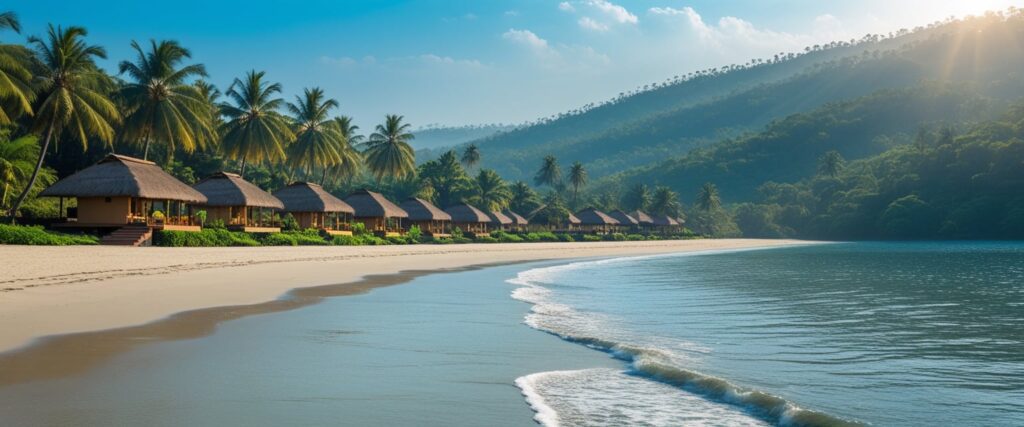 Kerala offers a mix of coastal escapes, wellness traditions, and natural landscapes. Visitors can enjoy quiet beaches, explore adventure activities, and relax in the cool climate of the hills while spotting wildlife.